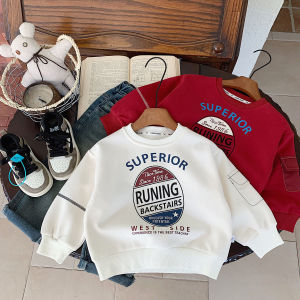 Casual Hoodie Sweatshirt for Boys: Autumn New Style Side Pocket Fashionable Cotton Blend Comfortable Fit Children's Top