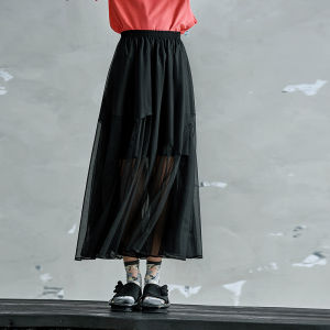 Summer New Elegant Versatile Casual Long White Skirt