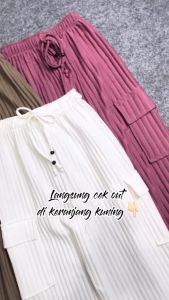 Kulot Wanita Bahan Knit Hronet Premium Celana Panjang Perempuan Dewasa