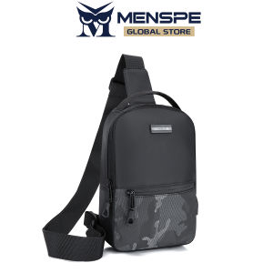 MENSPE Mens Chest Bag Cross-Body Bag Camouflage Bag Waterproof Shoulder Bag Sports Bag Large Capacity Casual Bag Messenger Bag Outdoor Fitness Bag Travel Bag Business Bag For Men