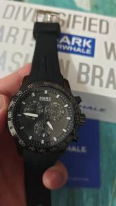 Mark Fairwhale | MARK FAIRWHALE 5016 Đồng Hồ Đeo Tay Nam Thạch Anh Bằng Thép Không Gỉ Chronograph Chống Nước Có Lịch Thời Trang & Giản Dị Hộp Quà Tặng Đi Kèm