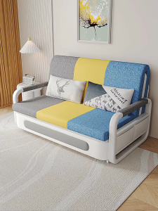 【10 Years WARRANTY】DreaME sofa bed foldable sofa bed with storage inside for living room bed frame Single/Double/Queen/King size sofa bed integrated dual-purpose with handrailon sale bedroom furniture