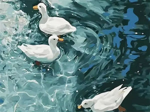 500 1000 1200 2000pcs Jigsaw Puzzle Duck Cute Animal Portrait For Adults Home Decoration Modern Family Game Gift