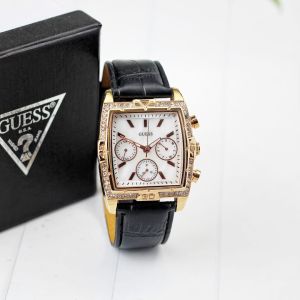 Jam tangan wanita Fashion 5ue55 chrono aktif tali kulit