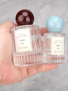 50ml Glass Perfume Bottle Empty Travel Spray Portable Mini Sample Fragrance Splitter Set Waterproof Beauty Tool for All Skin Types