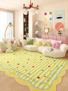 ZHIBAIJIA | Waterproof Cartoon Dots Carpet