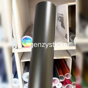 stiker satin hitam doff skotlet hitam chrome matte