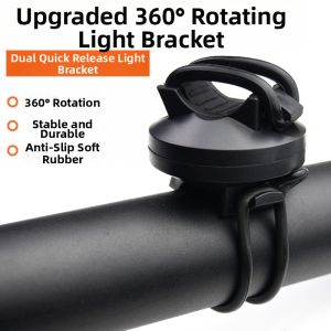 Rotatable Bicycle Light Mount
