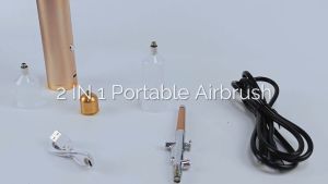 Foreverlily อุปกรณ์แต่งเล็บแบบพกพาชุดพู่กันลมท่ออัดอากาศ150ซม. เค้กขนมอบสีทาเล็บสเปรย์แต่งหน้าเครื่องพ่นสียาย้อมขนช่างตัดผม