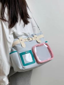 กระเป๋าสะพายข้างผู้หญิง กระเป๋าใส่ของเล็ก ดีไซน์เก๋ไก๋ กระเป๋าสะพายข้างแบบสะพายไหล่เดียวสำหรับนักเรียน กระเป๋าสะพายข้างแบบลำลอง