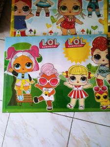Meja Belajar Lipat kayu
