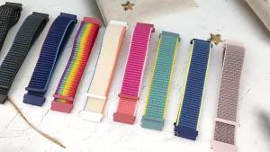 Nylon loop Band For Samsung Galaxy Watch 7 FE 6/5/pro/4/Classic/active 2 40-44mm 20mm/22mm sport bracelet huawei gt 2/e/3 strap