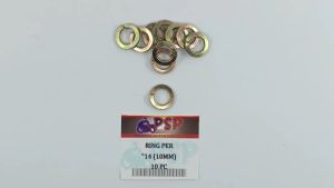 Ring Per \\\"14 (10mm)\\\" Per Pak Isi 10 PC - Reng Pir Peer Plat Plate Kunci 14 Diameter Dalam 10mm