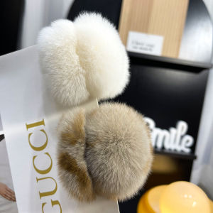 Metal Rabbit Fur Small Tail Clip Hair Accessories Anticapacitor Plush Hairpin Fashionable Japanese and Korean Style