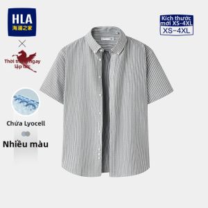HLA | Áo Sơ Mi Nam Thời Trang Mùa Hè Tay Ngắn Series Năm Ngựa