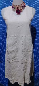 DRESS KUTUNG/SLEEVELESS PUTIH TEBAL 129