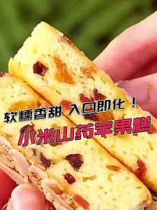 No-Sugar Millet Yam Apple Cake