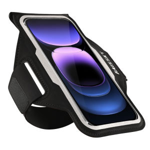 HAISSKY สะท้อนแสงแขนวิ่งกระเป๋าสำหรับ iPhone 17 16 Pro Max 17 Air 15 Plus 16E 14 13 12 ผู้ชายผู้หญิงกีฬากลางแจ้งปลอกแขนกระเป๋า