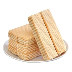 Low Fat Sugar Free White Kidney Bean Chia Seed Wafer Protein Bar Energy Digestive Biscuit Health Snack from Shandong China