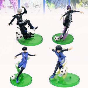 Bandai | Anime BLUE LOCK Figure Football Comic Isagi Yoichi Bachira Meguru Nagi Seishiro Mikage Reo PVC Model For BIrthday Gif In Stock