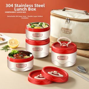 Microwave Heating Multi-layer Insulated Lunch Box