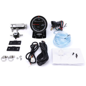 Dynoracing | Dynoracing 60MM Car Turbo Boost gauge + Adjustable Turbo Boost Controller Kit 1-30 PSI IN-CABIN Car Gauge Car Meter