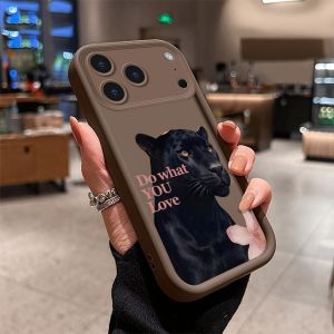 Do What you Love Leopard Phone Case for iPhone 18 17 Air 16 15 14 11 Pro Max Plus 13 12 Mini 8 7 X Xs Protective Soft TPU Cover