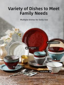 SHELI | Vintage Ceramic Dinnerware Set