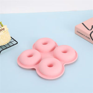 Silicone Donut MoldsCavity Silicon Doughnut Mould Tray Pan Flexible Biscuit Doughnut Maker for Donut Muffins Cake Bagels