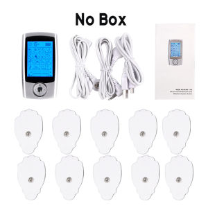 16 Modes Muscle Stimulator Handheld Dual Outputs Electric Body Massager Relaxation TENS Machine EMS Electrostimulator