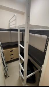 Helper loft bed with shelves customize singapore