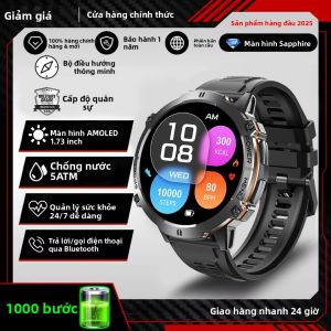 Đồng Hồ Thông Minh Thể Thao Nam T-REX3 Chống Nước 10ATM Pin 1000mAh Tích Hợp Màn Hình Đo Oxy Máu Gọi Bluetooth Theo Dõi Nhịp Tim & Giấc Ngủ