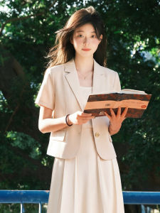 YIMUZI | Professional Thin Short-sleeve Suit for Petite Women