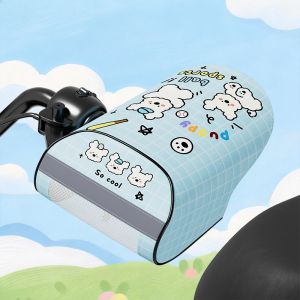 LUTUMEI | Cute Cartoon Design Sunscreen Waterproof Windproof Electric Scooter Handle Covers