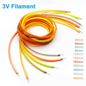 460 360 300mm 3V LED Flexible Ultra Slim Filament Spiral Bulb Filament Retro Edison Bulb Parts Diode Light Strip Decoration