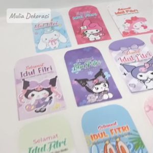 Amplop Lebaran Idul Fitri 2025 Terbaru Gambar Karakter Lucu 10pcs Viral