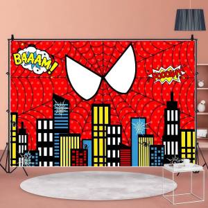 Mesuca | Super Hero S-s-Spider-Man Movie Photography Background Cloth Chromakey Screen Photo Studio Live Streaming