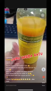 Jamu Kunyit Asam Serapat Manjakani Sirih 500ml | Women Inner Health Herbal Drink | Homemade Traditional Jamu | Angin & Feminine Wellness