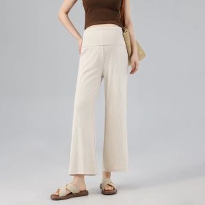 YFANGT | Maternity Summer Lightweight Loose Straight Trouser