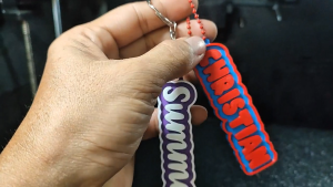 New Keychain outline 2color