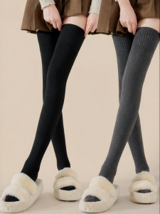 JIAZINI | Postpartum Warm Fleece Thick Over-the-Knee Socks