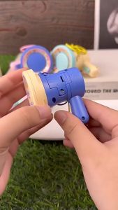 BETTIE Gantungan Kunci Kartun Mini Perekam Speaker Kecil Gantungan Kunci Megafon Genggam Mainan Anak