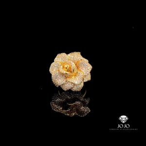 N29 Nhẫn nữ thiết kế hình hoa sang trọng cao cấp JOJO