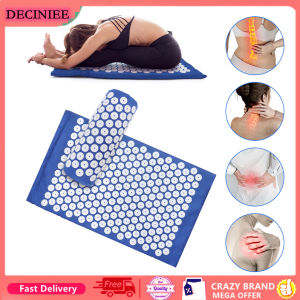 DECINIEE Acupressure Mat Massage Relieve Stress Back Body Pain Spike Cushion Yoga Acupuncture Mat Cupuncture Yoga Cushion