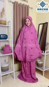 Mukena Alamanda Jumbo Full Bordir Free Tas