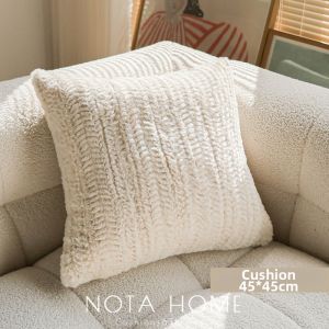 Scandinavian Style Brown Pillow with Case