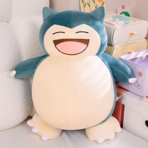 Takara Tomy | Pokemon Snorlax Plush Toy Large Soft Stuffed Doll Bed Sleeping Hugging Pillow Big Cushion For Home Bedroom Decor Adult