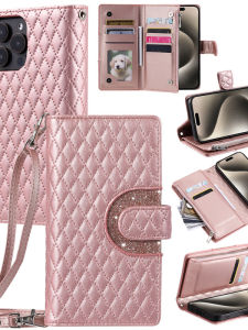 Fashionable Flip Cover Phone Case for Xiaomi Redmi Note13 Full Protection Drop Resistance Crossbody Handbag Eco Friendly