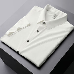 UBV | Easy-care 4-way Stretch Business Casual Long-sleeve Shirt