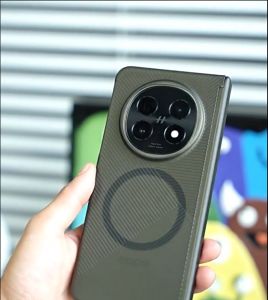 For OPPO Find N5 Casing No Yellowing Hard PC Geometric Lines Phone Case Cover